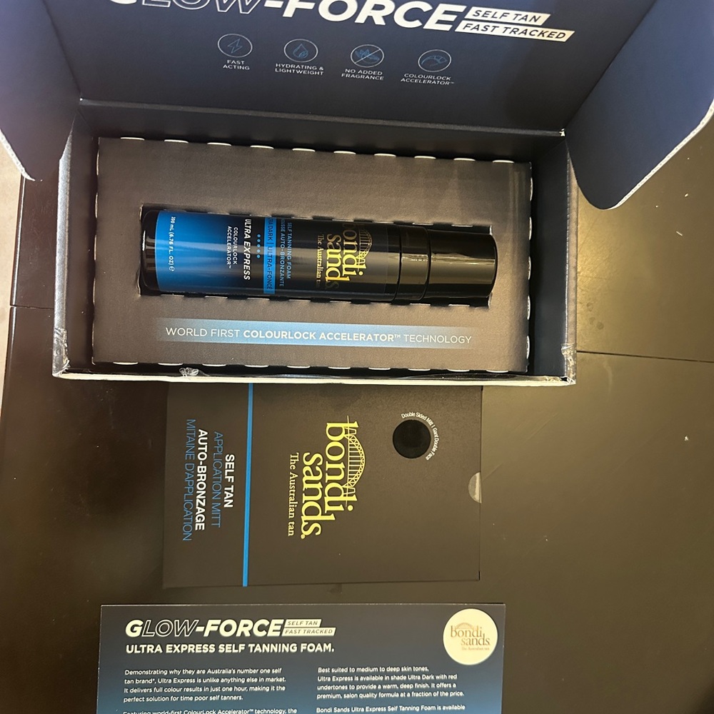 New in the box-Bondi Sands Self Tanning form 2 bottle